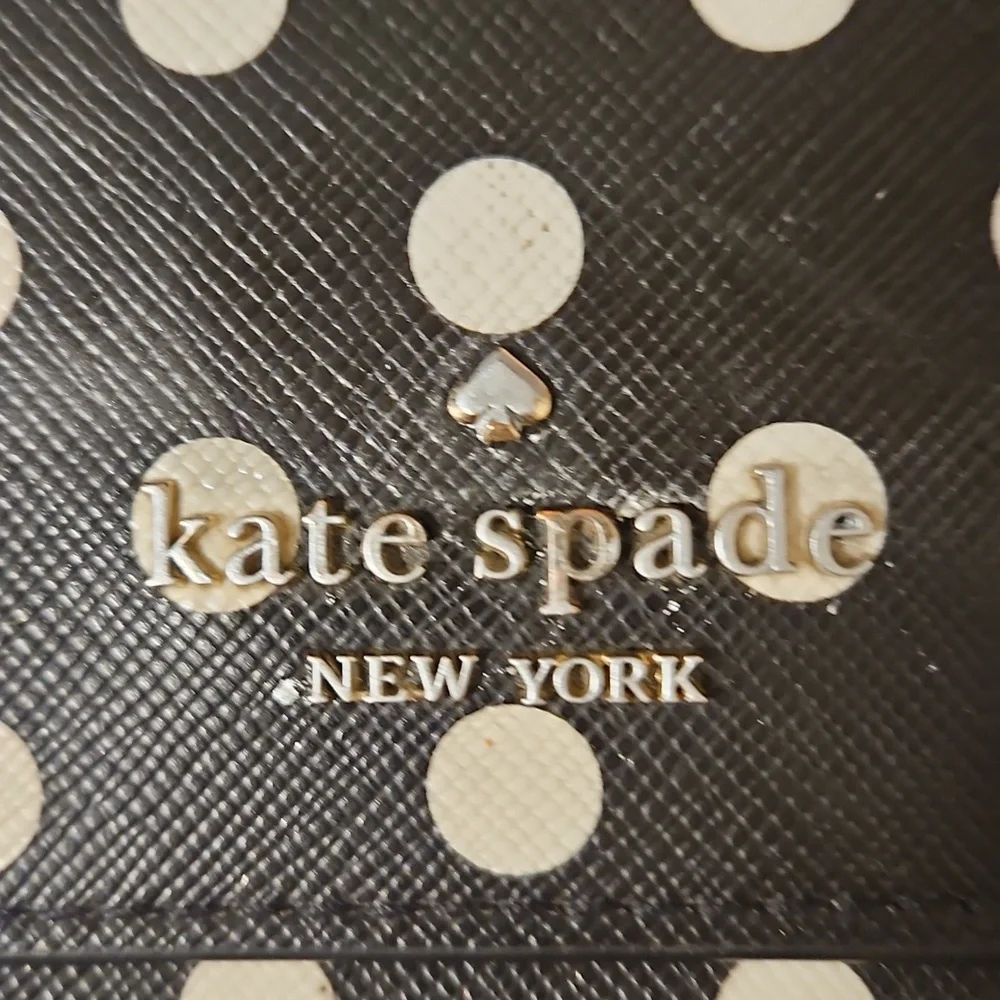 Kate Spade Black and White Dot Wallet